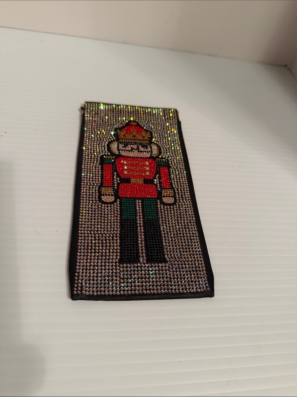 Sparkling Red Nutcracker Eyeglasses Carrier Case